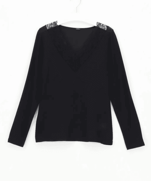 Alternative view of Lace V-Neck Long Sleeve